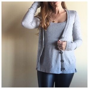 Banana Republic Gray Women's Cardigan Sweater